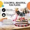 7 In. Clear Plastic Plates | 50 Count