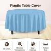 Premium Round Light Blue Table Cover