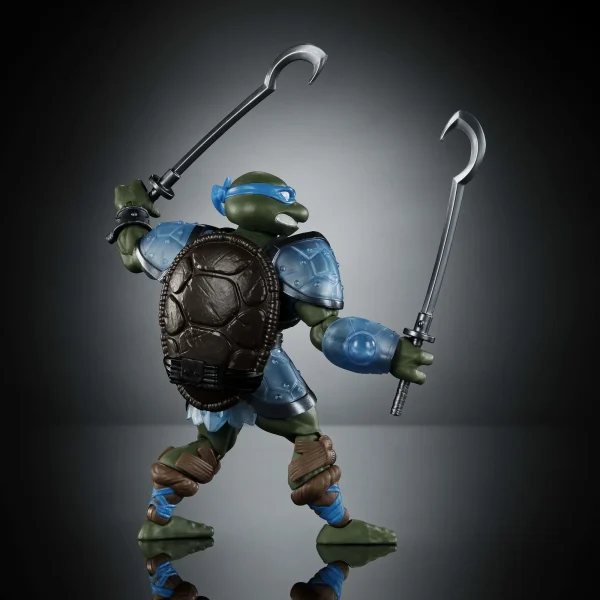 Masters Of Universe Origins Turtles Of Grayskull Leonardo Action Figure, Tmnt MOTU Reptile Wars Toy