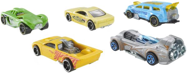 Hot Wheels Cars, Color Shifters 5-Pack With Repeat Color-Change Feature (Styles May Vary)