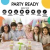 7 In. Clear Plastic Plates | 50 Count
