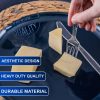 Party Bargains Disposable Cutlery set, SAPPHIRE Design, Clear Color, 360 Pieces: 180 Forks, 120 Spoons, 60 Knives