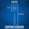 Party Bargains Disposable Cutlery set, SAPPHIRE Design, Clear Color, 360 Pieces: 180 Forks, 120 Spoons, 60 Knives