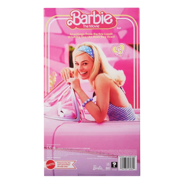 Barbie The Movie Collectible Doll, Margot Robbie As Barbie in Gold Disco Jumpsuit