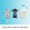 Fisher-Price Little People Feed & Play Goat Yard Playset For Toddlers With 3 Pieces