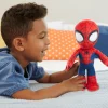 Marvel Plush Talkers Spider-Man Soft Toy, 11.75-inch Collectible Figure With Sounds & Phrases