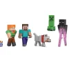 Minecraft World Builders Pack With 7 Action Figures in 3.25-inch Scale, Starter Collection