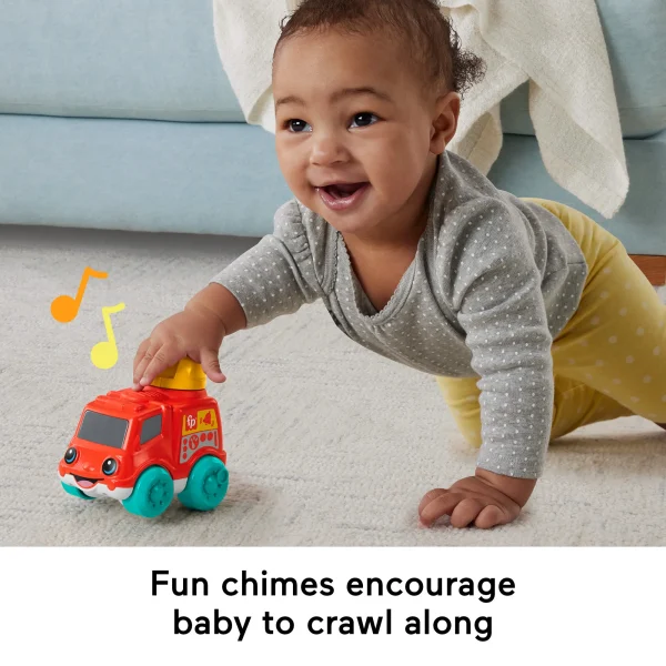 Fisher-Price Push-Along Toy Vehicles With Fine Motor Activities For Infants, Styles May Vary