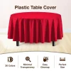 Round Red Table Cover