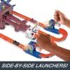 Hot Wheels Racerverse Spider-Man’S Web-Slinging Speedway Track Set With 2 Hot Wheels Racers