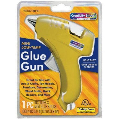 Mini Glue Gun with 3 Sticks Self Standing