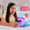 Polly Pocket Kitty AIrways Playset With 2 Micro Dolls And Pet, AIrplane Travel Toy With Accessories