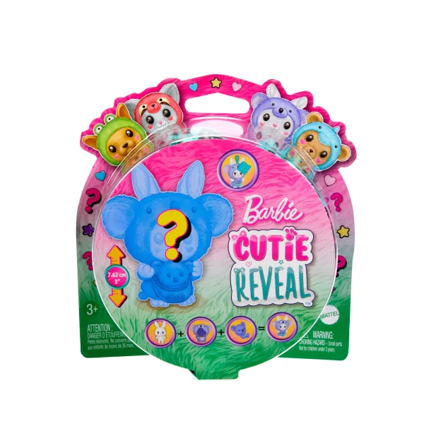 Barbie Cutie Reveal Costume-Themed Pet & Accessories With 5 Surprises including Mini Pet, Color Change & Clip