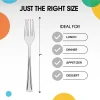 Heavy Duty Clear Plastic Forks | 50 Count