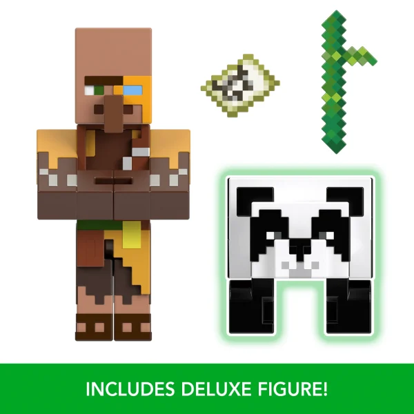 Minecraft Toys, 2-Pack Of Action Figures, Gifts For Kids
