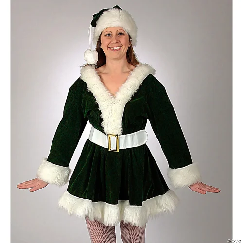Green Velvet Perky Pixie Costume
