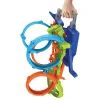 Hot Wheels Action 4-Loop Crash Out Track Set With Motorized Booster & 1:64 Scale Toy Car