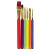 Creativity Street Beginners Paint Brush Triangular Handle 6ct Set