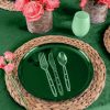 Party Bargains Disposable Cutlery set, SAPPHIRE Design, Clear Color, 360 Pieces: 180 Forks, 120 Spoons, 60 Knives