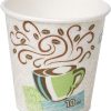 Dixie PerfecTouch 12 Oz Insulated Paper Hot Coffee Cup by GP PRO (Georgia-Pacific); Coffee Haze; 5342DX; 500 Count (25 Cups Per Sleeve; 20 Sleeves Per Case)
