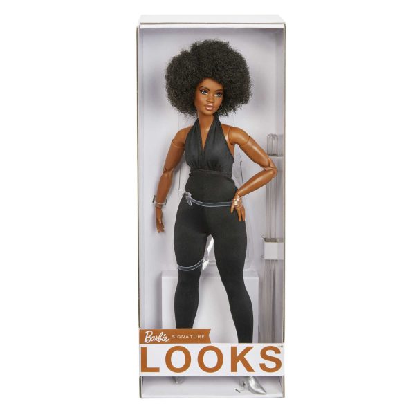 Barbie Signature Posable Barbie Looks Doll (Curvy, Brunette)