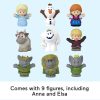 Disney Frozen Castle Playset With 9 Fisher-Price Little People Figures, Carry Along Castle Case