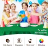 Emerald Green Round Plastic Table Cover