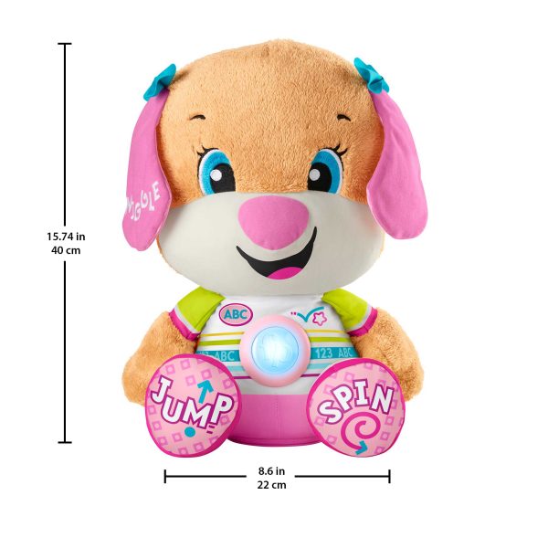 Fisher-Price Laugh & Learn So Big Sis, Large Musical Plush Learning Toy