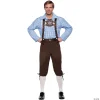 Deluxe Brown Lederhosen Adult