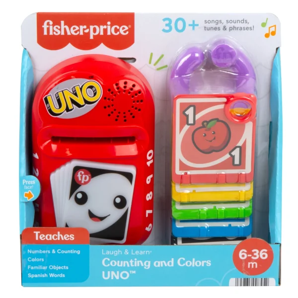 Fisher-Price Laugh & Learn Counting And Colors UNO Electronic Learning Toy For Infants