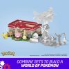 MEGA Pokémon Building Toy Kit, Forest Pokémon Center (648 Pieces) With 4 Action Figures