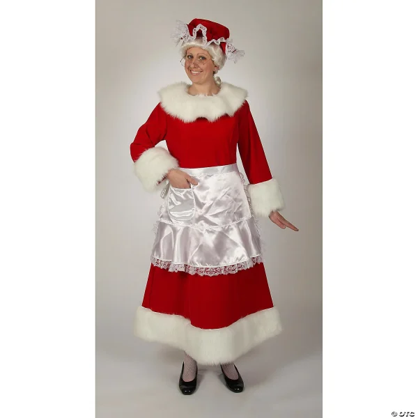 Women’s Regal Red Velvet Mrs. Claus Costume