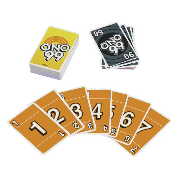 Mattel Games 3 Card Game Pack - UNO, Phase 10, Ono 99 in Storage Tin Box