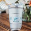 Ball Aluminum Cup Recyclable Party Cups, 20 oz. Cup, 30 Cups Per Pack