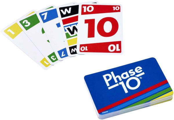 Mattel Games 3 Card Game Pack - UNO, Phase 10, Ono 99 in Storage Tin Box