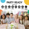 10 In. Clear Plastic Plates | 50 Count