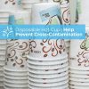 Dixie PerfecTouch 12 Oz Insulated Paper Hot Coffee Cup by GP PRO (Georgia-Pacific); Coffee Haze; 5342DX; 500 Count (25 Cups Per Sleeve; 20 Sleeves Per Case)