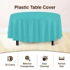 Premium Round Aqua Blue Table Cover