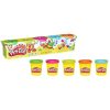 Play Doh 5 Pack of Neon Colors 3 Ounce Cans of Non Toxic Modeling Compound