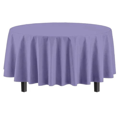 Premium Round Lavender Table Cover