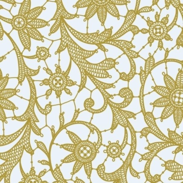 Gold Lace Table Cover