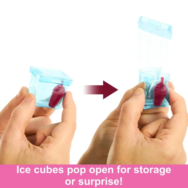Barbie Pop Reveal Fruit Series Watermelon Crush Doll, 8 Surprises Include Pet, Slime, Scent & Color Change