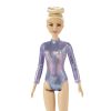 Barbie Rhythmic Gymnast Blonde Doll (12-In/30.40-Cm), Leotard & Accessories