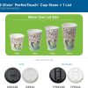 Dixie PerfecTouch 12 Oz Insulated Paper Hot Coffee Cup by GP PRO (Georgia-Pacific); Coffee Haze; 5342DX; 500 Count (25 Cups Per Sleeve; 20 Sleeves Per Case)