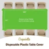 Lime Green Plastic Table Cover
