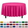 Round Hot Pink Table Cover