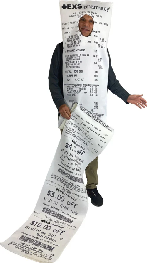 EXS-ively Long Pharmacy Receipt
