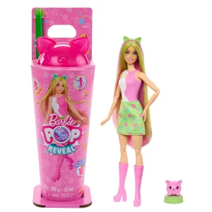 Barbie Cutie Reveal Color Dream-Themed Pet & Accessories With 5 Surprises including Mini Pet, Color Change & Clip