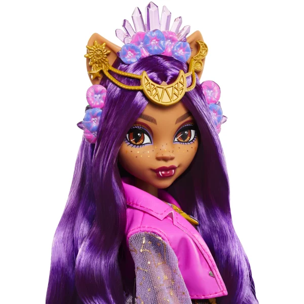Monster High Monster Fest Clawdeen Wolf Fashion Doll With Festival Outfit, Band Poster And Accessories