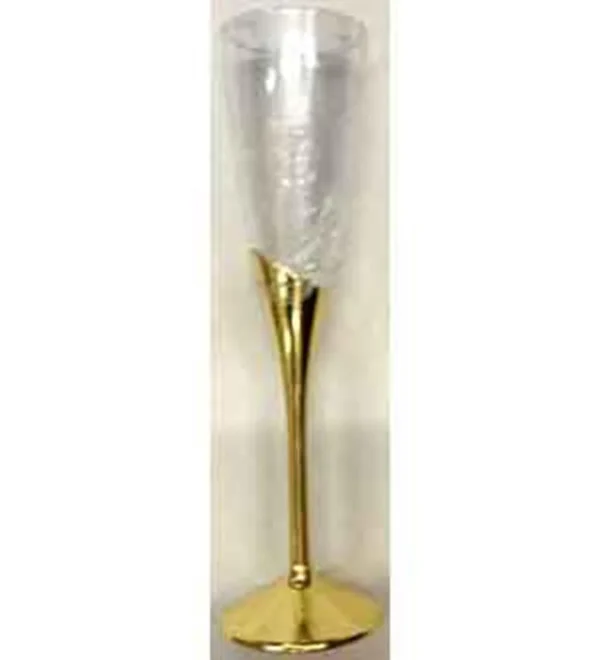 Gold Champagne Cup 9in 12ct